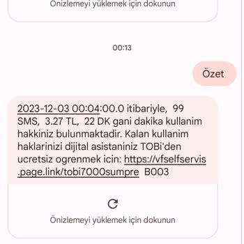 Vodafone Dakikalarım Nerede Onları Kullanmış Olamam