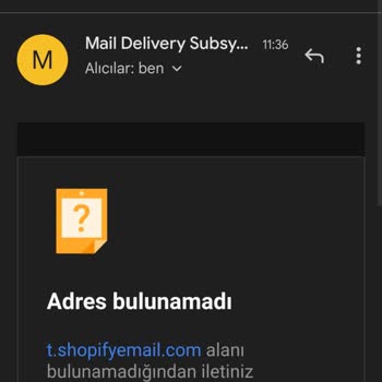 Kanvoma Adlı İnternet Adresi Sipariş Göndermiyor