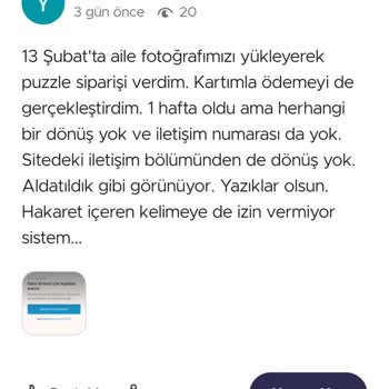 Kanvoma Adlı İnternet Adresi Sipariş Göndermiyor
