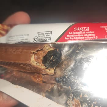 Sarelle Gofret İçlerinden Plastik Parça Çıktı