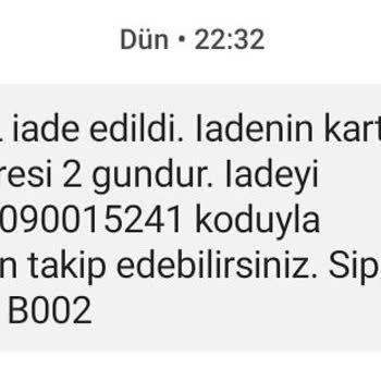 Hepsiburada Habersiz İptal İşlemi