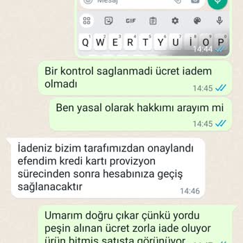 Emre Kumaş Exclusive Sipariş İptali Ve Para İadesi Sürecinde Yaşanan Sorunlar