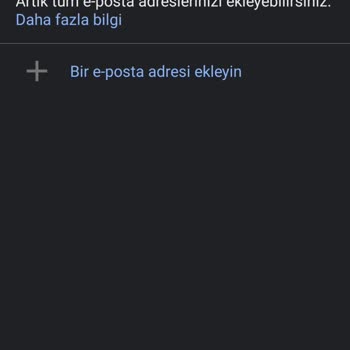 Gmail Verilerin Geri Gelmesi