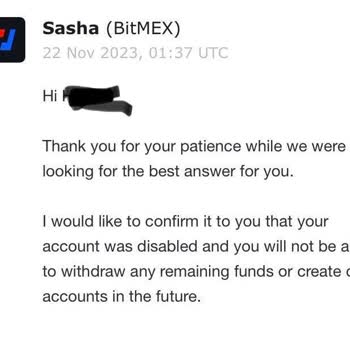 Bitmex Hesabımı Kapattı Ve Paraya El Koydu.