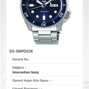 Saat & Saat Siparişimde Sertifika Ve Garanti Belgesi Eksik, İletişim Sorunu Var!