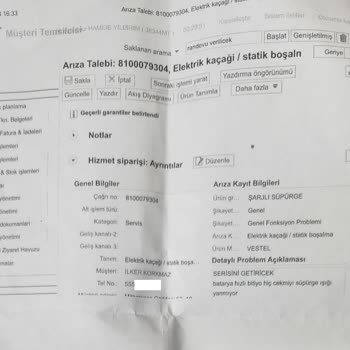 Vestel Servisi Ürünümü Bulamıyor