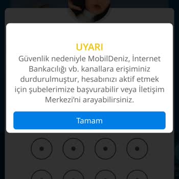 Denizbank Mobil Denize Giremiyorum