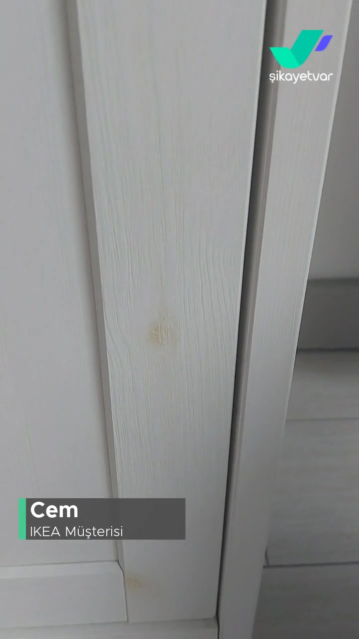 IKEA Bayrampaşa İmalattan Kaynaklı Olan Bir Sorun İçin İlgisizlik! videonun kapak resmi