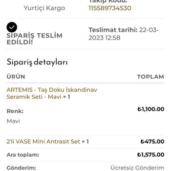 FYR Luxury Home & Decoration Garantili Ürün Değişim Sorunu