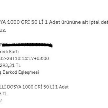 Epttavm TT Tedarik Stok Yok Bahanesi