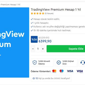 Lisansnet TradingView - Sadece Browser Tarayıcıda Kullanılırmış