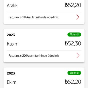 Vodafone Taahhüt Bitimi Yüksek Ücret