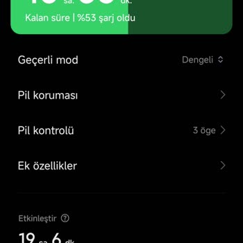 Xiaomi Güncellemeden Dolayı Şarj Tüketimi.