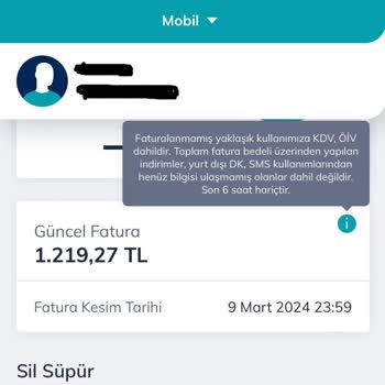 Türk Telekom Mobil Eksik Bilgilendirme Ve Hat Kapama