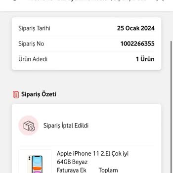 Vodafone Faturaya Ek Cihaz Sorunu