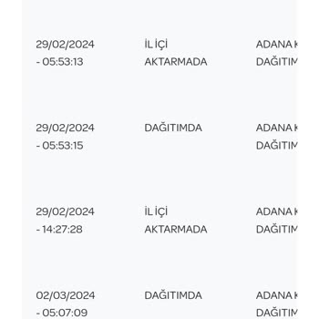 PTT Kargo Adana Şubesi Kargoları Getirmiyor