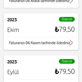 Vodafone Taahhütlü Olmasına Rağmen Her Ay Artan Fatura