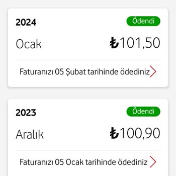 Vodafone Taahhütlü Olmasına Rağmen Her Ay Artan Fatura