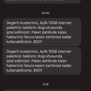 Türk Telekom Mobil Faturalı Hat Mağdurluğu