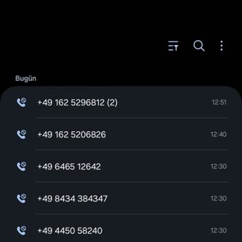 Vodafone +49 Numaralardan Gelen Aramalar