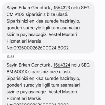 SEG Geciken Sipariş. Sorunu Çözün