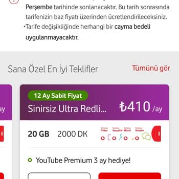 Vodafone Hattı Çok Pahalı