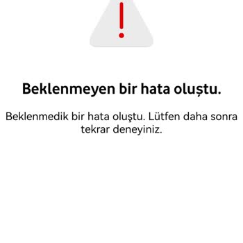 İnternet Paketi Alamıyorum Vodafone