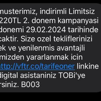 Vodafone Anlaşılan Fiyatın Üzerinde Fatura Şoku!