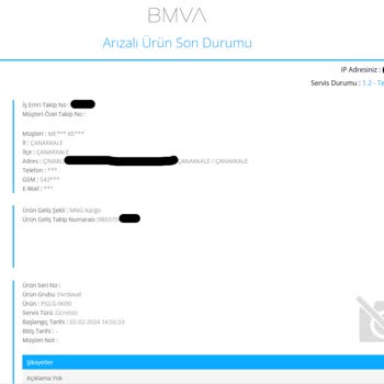 Piranha Enerji Alamadığım Jeneratör Ve İlgisiz Servis