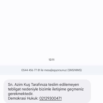 Devlet Kurumları ve STK'lar Adıyla Dolandırıcılık İletişim Bekleniyor: Teslim Edilemeyen Tebligat Durumu