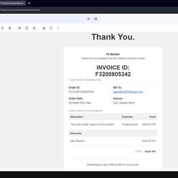Epic Games Hesabım Çalındı Geri Alamıyorum