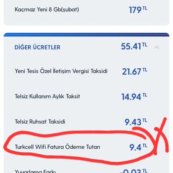 Turkcell Haksız Alınan Wi-Fi Ücret Ve Çözümsüzlükleri