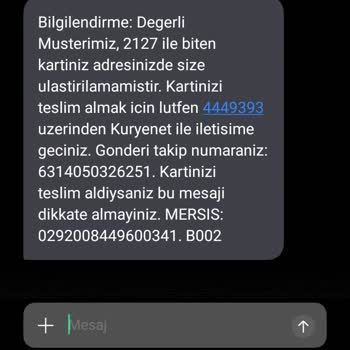 Kuryenet Kurye Adreste Bulamamış