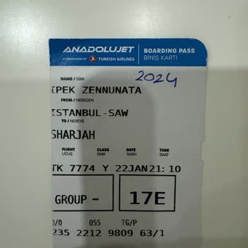 THY Anadolu Jet Hasarlı Bebek Arabası