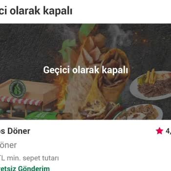 Yemek Sepeti, Açık Olmasına Rağmen İşletmemi Kapalı Gösteriyor