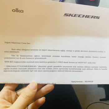 Skechers Hatalı Ürün Satışı