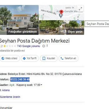 PTT Kargo Seyhan Posta Dağıtım Merkezi Telefonlara Bakmıyor!