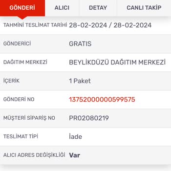Kargomsende Kargo Şirketinin Sorumsuzluğu