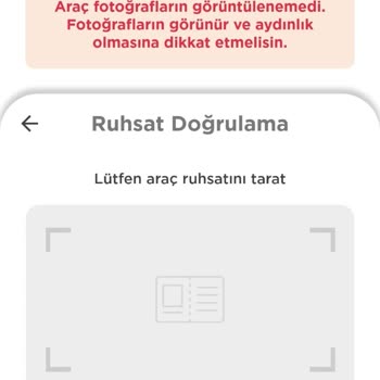 Martı Tag Sürücü Araç Fotoğraflarını Kabul Etmiyor, Çözüm Sunulamıyor.