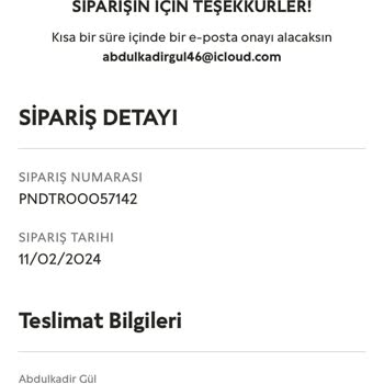 UPS Türkiye Kargo Siparişim Pandora Aldığım Ürün