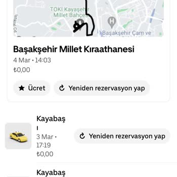 Uber Uygulaması Ücret 0₺ Yazmasına Rağmen Banka Hesabımdan 150₺ Çekmiş
