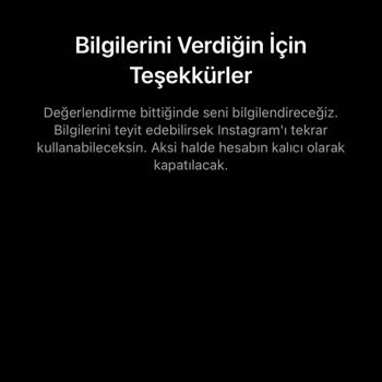 Instagram Hesabım Açılsın Tekrar