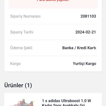 Yalı Spor Siparişim Gönderin Beni Mağdur Etmeyin
