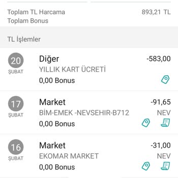 Garanti Bankası Bonus Trink Kredi Kartı Kart Aidatı