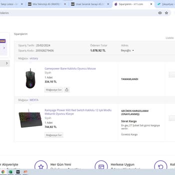 N11 E Ve Wexta Mağazası Güven Sarsıyor...