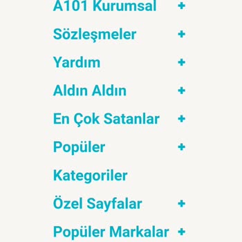 A101'in Sayfası Kopyalanmış