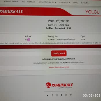 Pamukkale Turizm Dinlenme Tesisindeki Mescit Koşulları