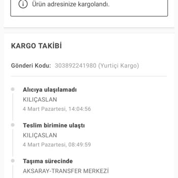 Yurtiçi Kargo Sahibinden Alışverişinde Kargo Takip Karmaşası Ve Mağduriyet