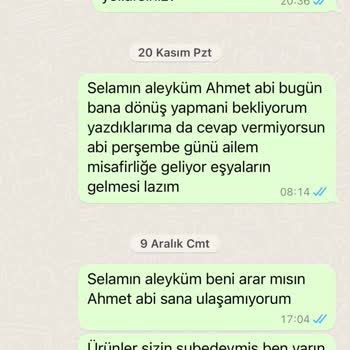 Doğtaş Keşan Müşteri Şikayeti