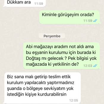 Doğtaş Keşan Müşteri Şikayeti